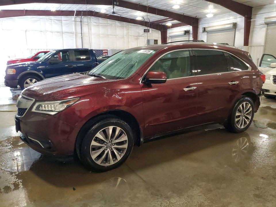 48139726 :رقم المزاد ، 5FRYD4H41EB009822 vin ، 2014 Acura Mdx مزاد بيع