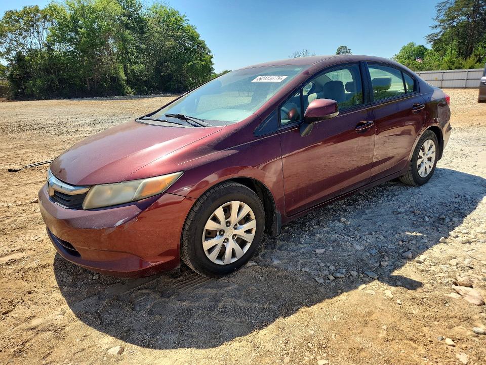 Aukcja sprzedaży 2012 Honda Civic, vin: 2HGFB2F52CH536551, numer aukcji: 50123876