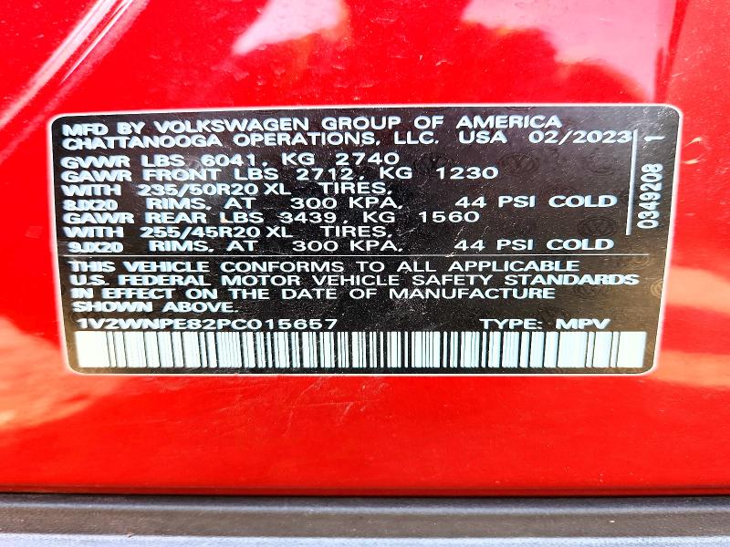 51127806 :رقم المزاد ، 1V2WNPE82PC015657 vin ، 2023 Volkswagen Id.4 مزاد بيع