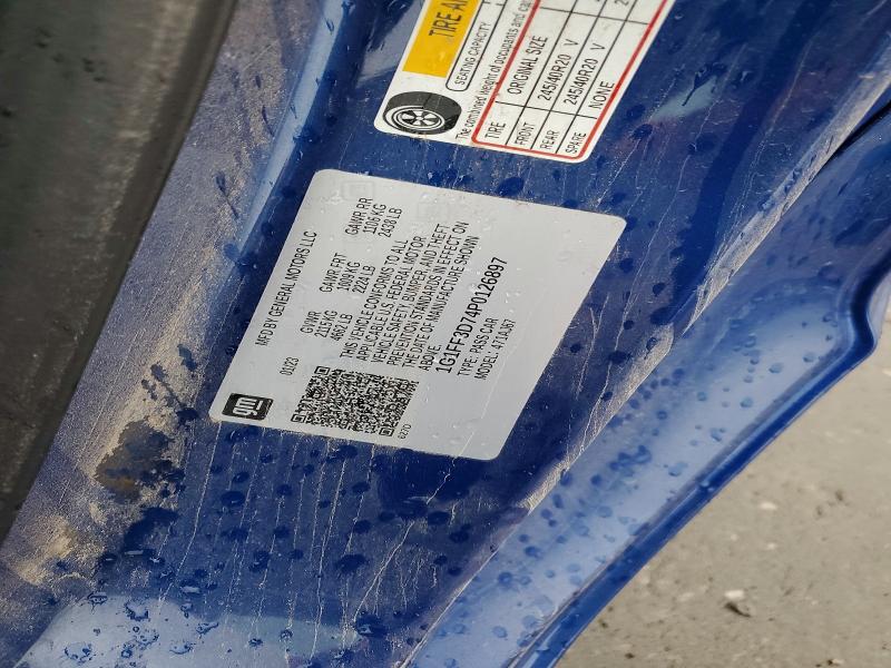Aukcja sprzedaży 2023 Chev Camaro, vin: 1G1FF3D74P0126897, numer aukcji: 51181376