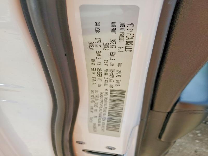 50532356 :رقم المزاد ، 1C4RDJDG4JC401091 vin ، 2018 Dodge Durango مزاد بيع