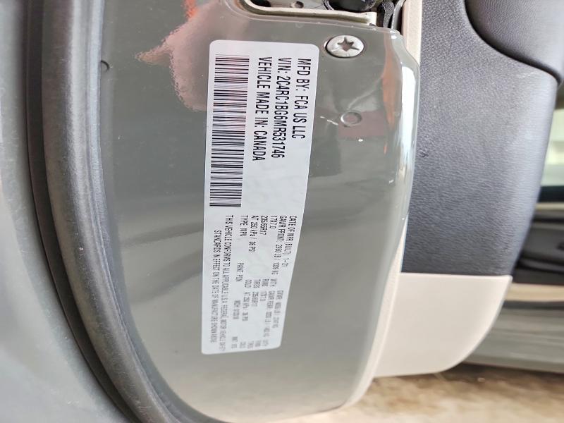 2021 Chrysler Pacifica მანქანა იყიდება აუქციონზე, vin: 2C4RC1BG6MR531746, აუქციონის ნომერი: 50251696