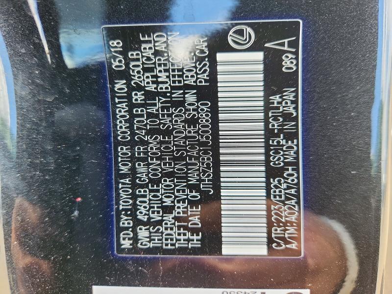 Aukcja sprzedaży 2018 Lexus Rc, vin: JTHSZ5BC1J5008890, numer aukcji: 49347166