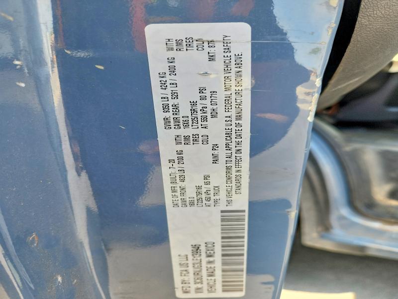 2020 Ram Promaster 3500 მანქანა იყიდება აუქციონზე, vin: 3C6URVJG3LE139946, აუქციონის ნომერი: 50973376