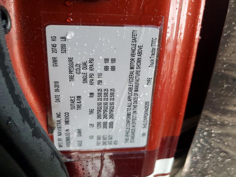 Продажа на аукционе авто 2019 International Lonestar, vin: 3HSLGAPR2KN425255, номер лота: 50298426