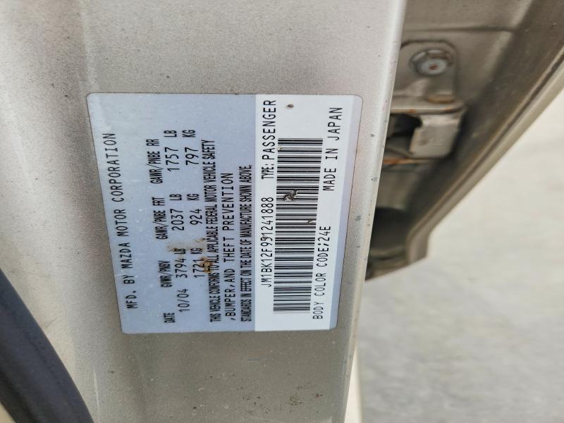 Aukcja sprzedaży 2005 Mazda 3, vin: JM1BK12F951241888, numer aukcji: 51536986