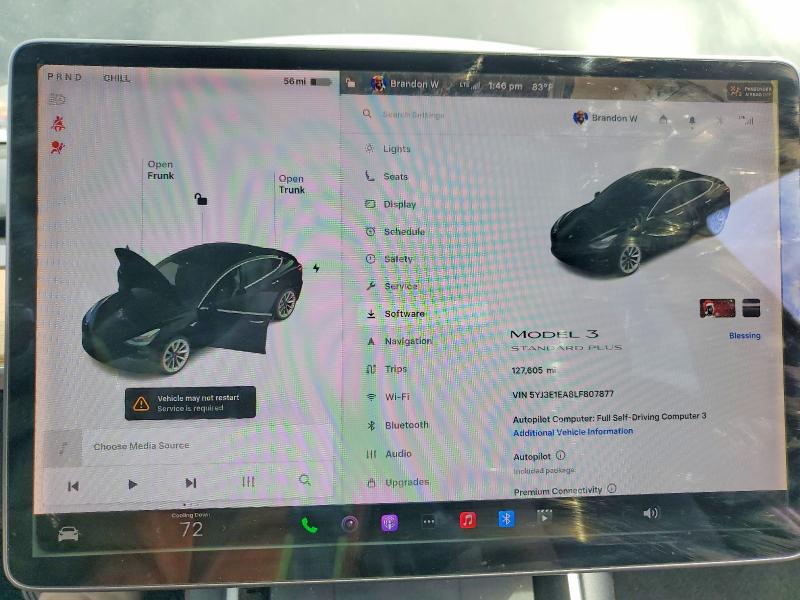 Aukcja sprzedaży 2020 Tesla Model 3, vin: 5YJ3E1EA8LF807877, numer aukcji: 48787616