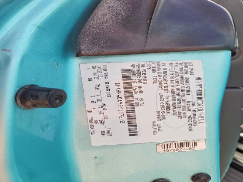 48288456 :رقم المزاد ، 1FAHP60A92Y127222 vin ، 2002 Ford Thunderbird مزاد بيع