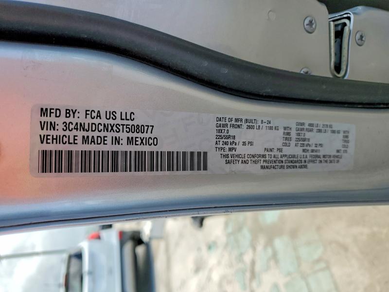 Продажа на аукционе авто 2025 Jeep Compass, vin: 3C4NJDCNXST508077, номер лота: 54013816