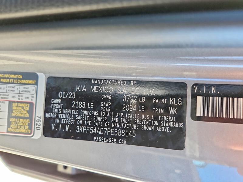 Aukcja sprzedaży 2023 Kia Forte, vin: 3KPF54AD7PE588145, numer aukcji: 47548836