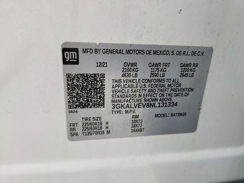 Продажа на аукционе авто 2022 Gmc Terrain, vin: 3GKALVEV8NL131334, номер лота: 47555726