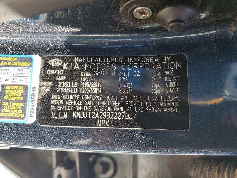 Aukcja sprzedaży 2011 Kia Soul, vin: KNDJT2A29B7227057, numer aukcji: 48899396