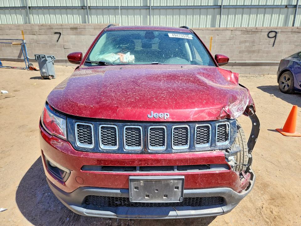 2021 Jeep Compass მანქანა იყიდება აუქციონზე, vin: 3C4NJDBB2MT569241, აუქციონის ნომერი: 49475576