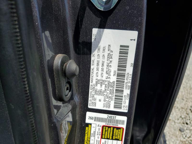 51837966 :رقم المزاد ، 5TFVC5DB4RX056808 vin ، 2024 Toyota Tundra مزاد بيع