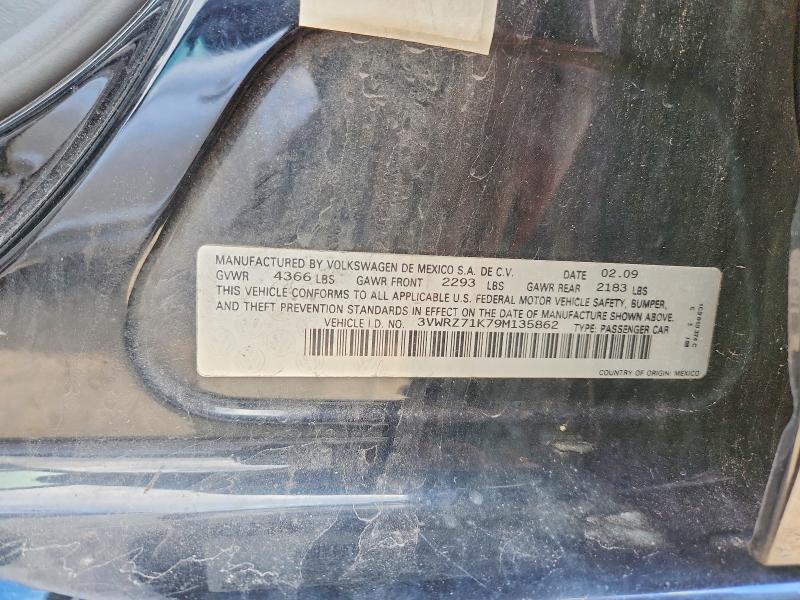 Aukcja sprzedaży 2009 Volkswagen Jetta, vin: 3VWRZ71K79M135862, numer aukcji: 48340496