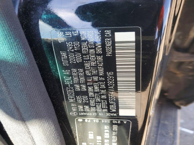Aukcja sprzedaży 1997 Mercedes-benz E, vin: WDBJF55F4VA282916, numer aukcji: 49221666