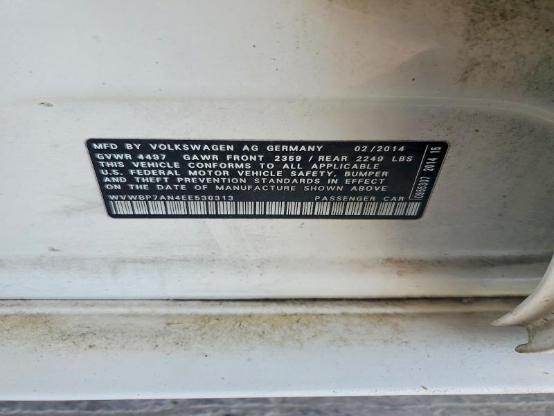 48636766 :رقم المزاد ، WVWBP7AN4EE530313 vin ، 2014 Volkswagen Cc مزاد بيع