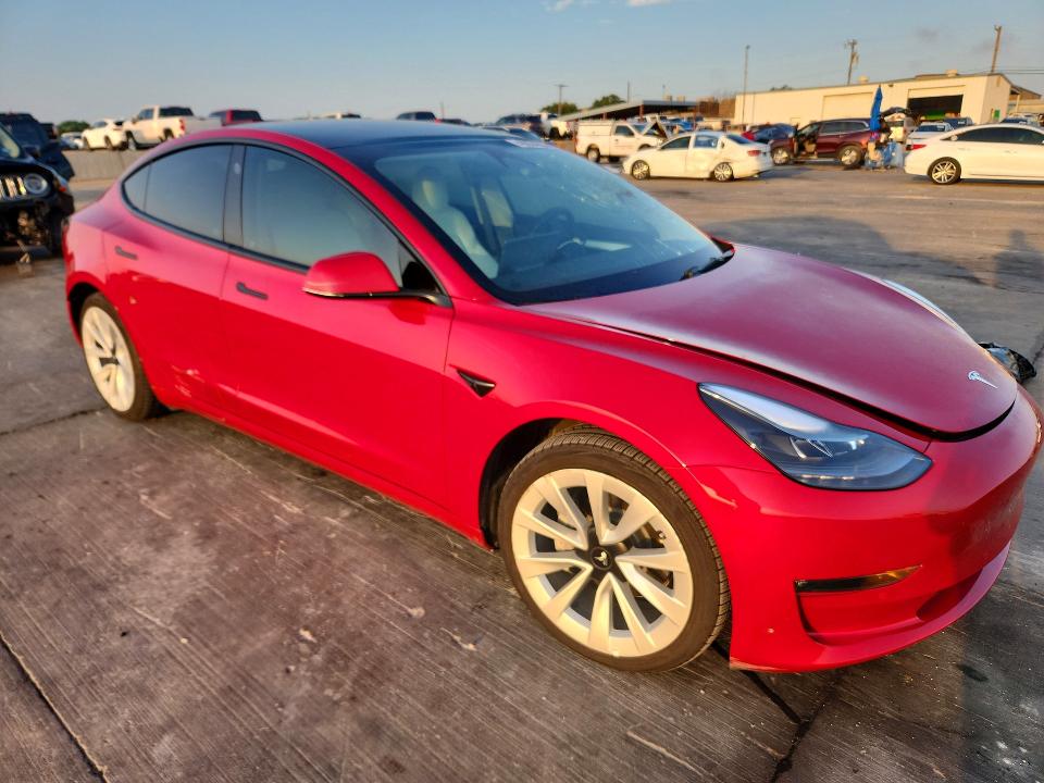 Продаж на аукціоні авто 2022 Tesla Model 3, vin: 5YJ3E1EBXNF252975, номер лоту: 49934606