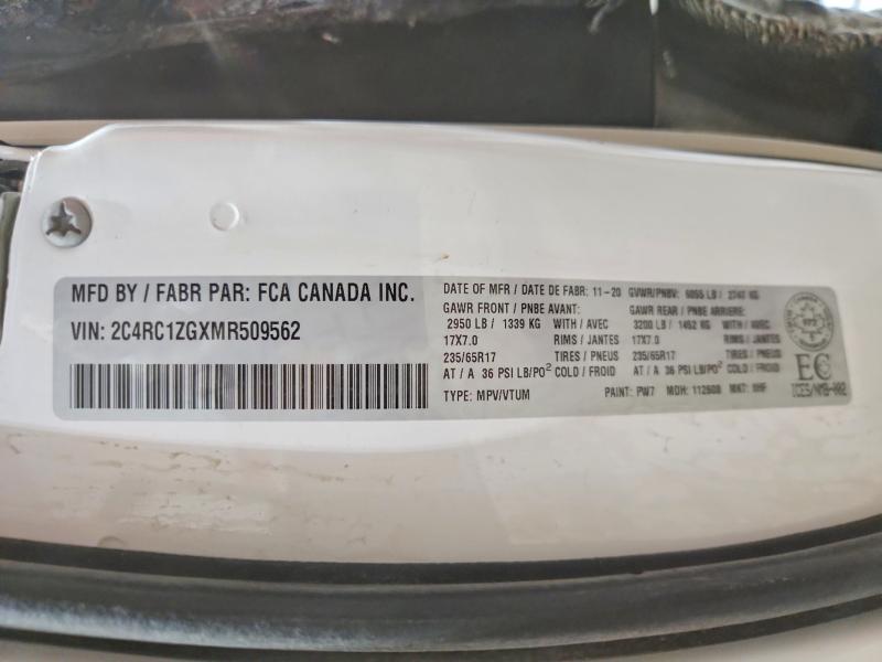 Продаж на аукціоні авто 2021 Chrysler Grand Caravan, vin: 2C4RC1ZGXMR509562, номер лоту: 51144406