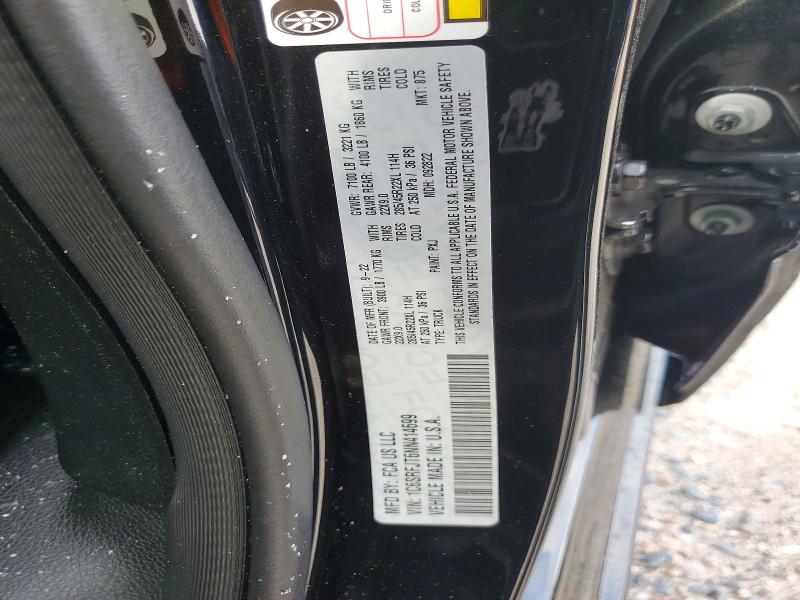 Продажа на аукционе авто 2022 Ram 1500, vin: 1C6SRFJT6NN414699, номер лота: 50121536