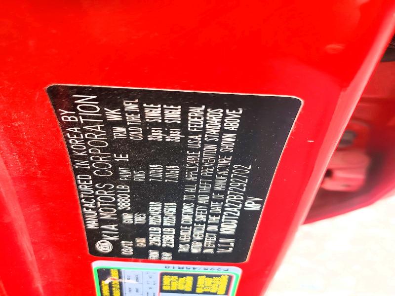 Aukcja sprzedaży 2011 Kia Soul, vin: KNDJT2A27B7292702, numer aukcji: 48922446