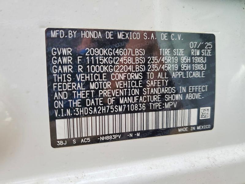 Продажа на аукционе авто 2025 Acura Adx, vin: 3HDSA2H75SM710836, номер лота: 48242936