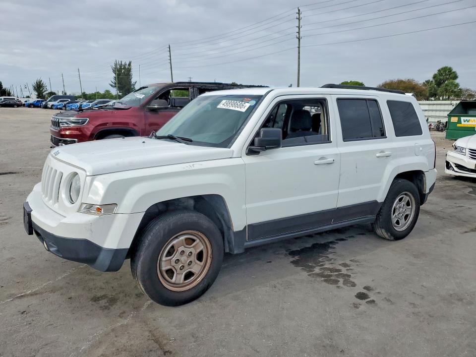 2016 Jeep Patriot მანქანა იყიდება აუქციონზე, vin: 1C4NJRBB1GD542345, აუქციონის ნომერი: 49898686