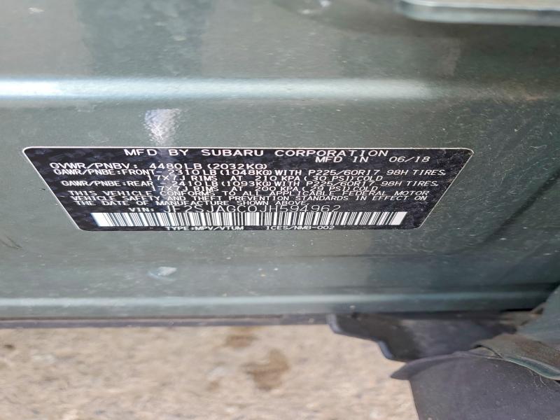 Aukcja sprzedaży 2018 Subaru Forester, vin: JF2SJAGC0JH594962, numer aukcji: 50422506
