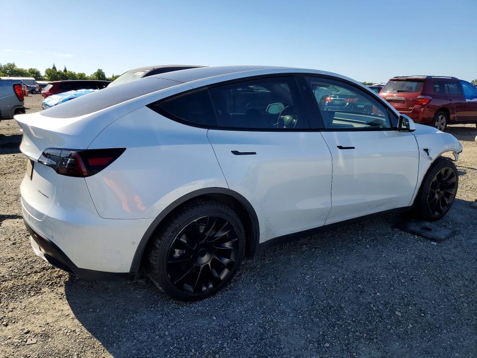2022 Tesla Model Y მანქანა იყიდება აუქციონზე, vin: 7SAYGDEE2NF347139, აუქციონის ნომერი: 48691966