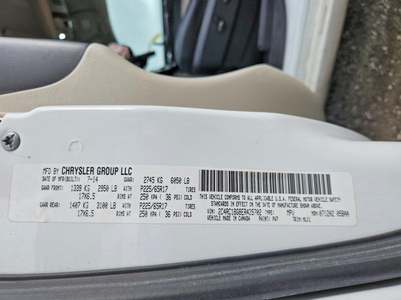 Aukcja sprzedaży 2014 Chrysler Town & Country, vin: 2C4RC1BG8ER435702, numer aukcji: 50638966