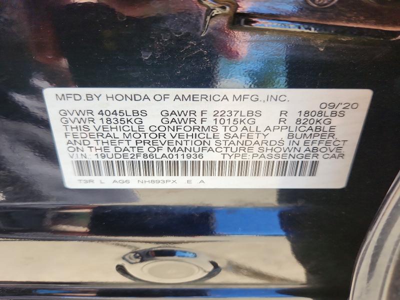 Продажа на аукционе авто 2020 Acura Ilx, vin: 19UDE2F86LA011936, номер лота: 48633406