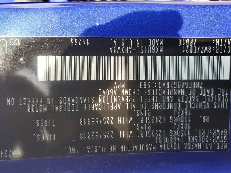 48814566 :رقم المزاد ، 7MUFBABG2RV033988 vin ، 2024 Toyota Corolla Cross Hybrid مزاد بيع