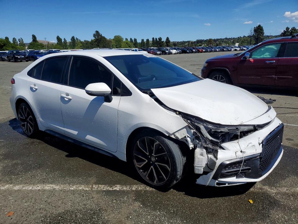 2020 Toyota Corolla მანქანა იყიდება აუქციონზე, vin: JTDS4RCEXLJ043607, აუქციონის ნომერი: 51090236