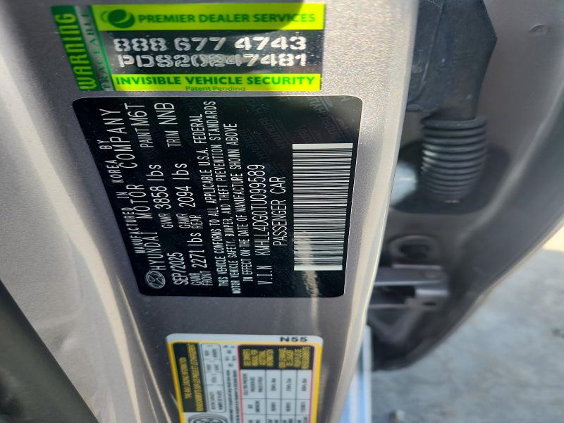 47890306 :رقم المزاد ، KMHLL4DG0TU099589 vin ، 2026 Hyundai Elantra مزاد بيع