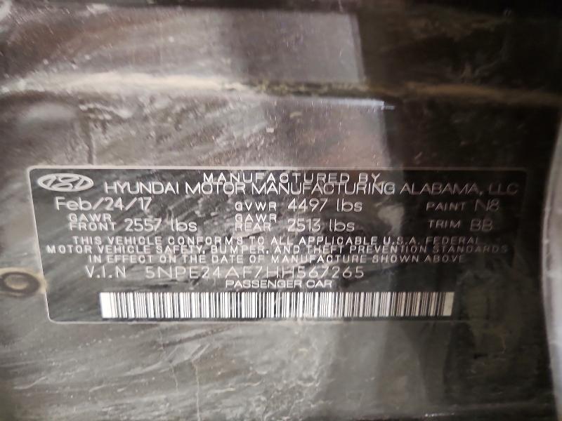 Aukcja sprzedaży 2017 Hyundai Sonata, vin: 5NPE24AF7HH567265, numer aukcji: 51280186