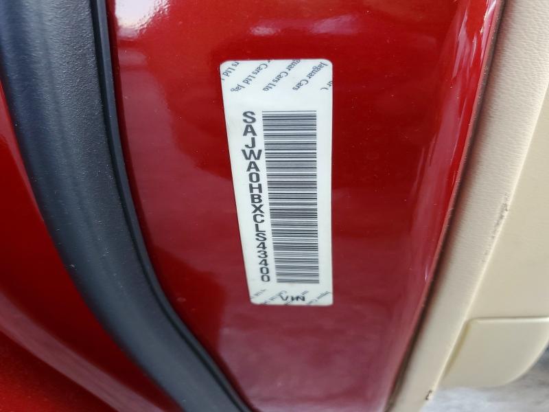 51073986 :رقم المزاد ، SAJWA0HBXCLS43400 vin ، 2012 Jaguar Xf مزاد بيع