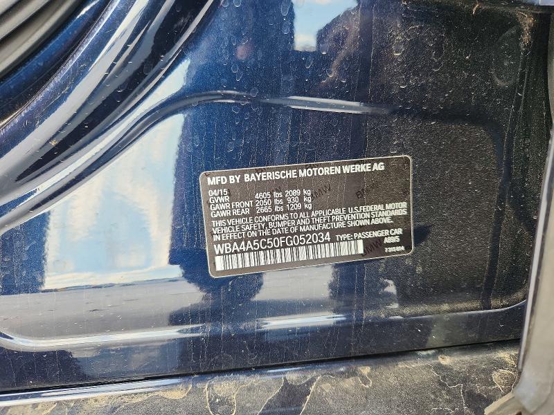 48636106 :رقم المزاد ، WBA4A5C50FG052034 vin ، 2015 Bmw 428 مزاد بيع