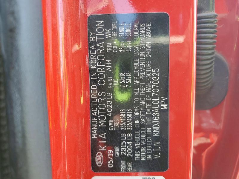Aukcja sprzedaży 2020 Kia Soul, vin: KNDJ63AU0L7070325, numer aukcji: 48794226