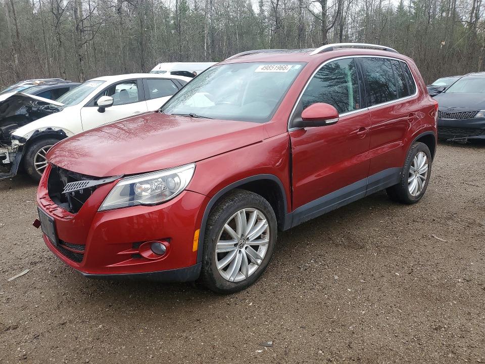 49851966 :رقم المزاد ، WVGBV75NX9W543157 vin ، 2009 Volkswagen Tiguan مزاد بيع