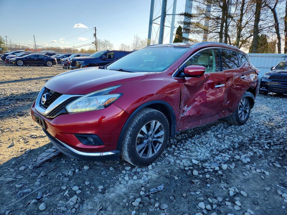 49174216 :رقم المزاد ، 5N1AZ2MHXFN283679 vin ، 2015 Nissan Murano مزاد بيع