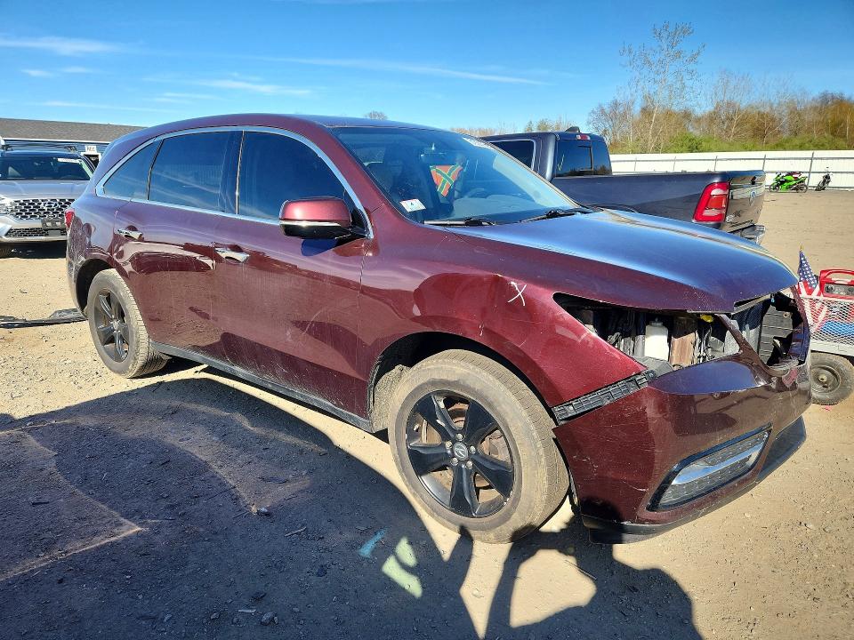 2016 Acura Mdx მანქანა იყიდება აუქციონზე, vin: 5FRYD4H24GB035770, აუქციონის ნომერი: 51603766