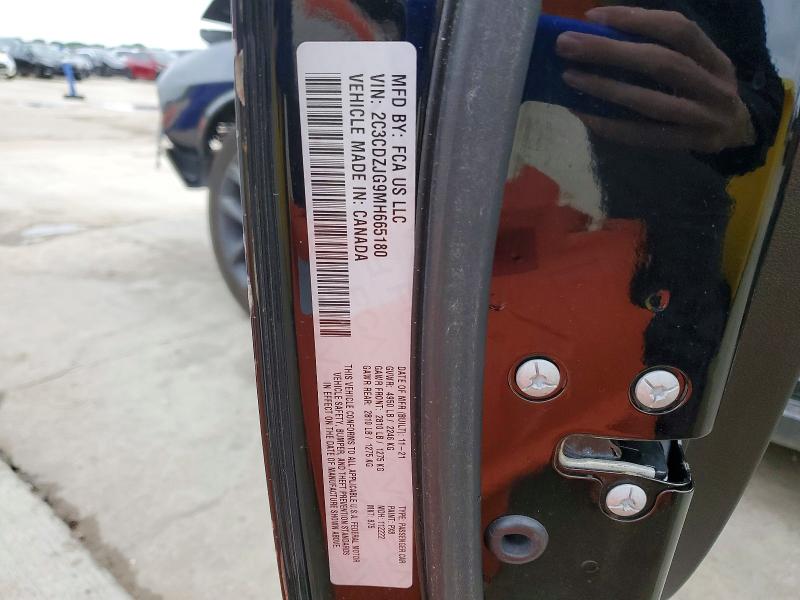 2021 Dodge Challenger მანქანა იყიდება აუქციონზე, vin: 2C3CDZJG9MH665180, აუქციონის ნომერი: 51335296