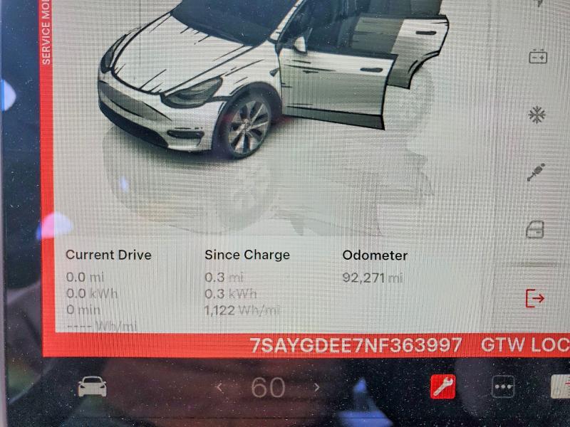 Aukcja sprzedaży 2022 Tesla Model Y, vin: 7SAYGDEE7NF363997, numer aukcji: 50836506