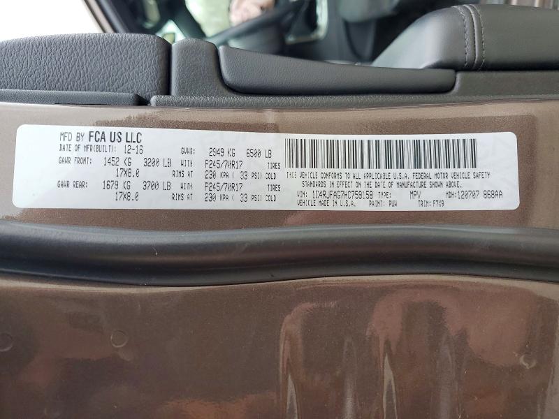 Продажа на аукционе авто 2017 Jeep Grand Cherokee, vin: 1C4RJFAG7HC759158, номер лота: 51581286