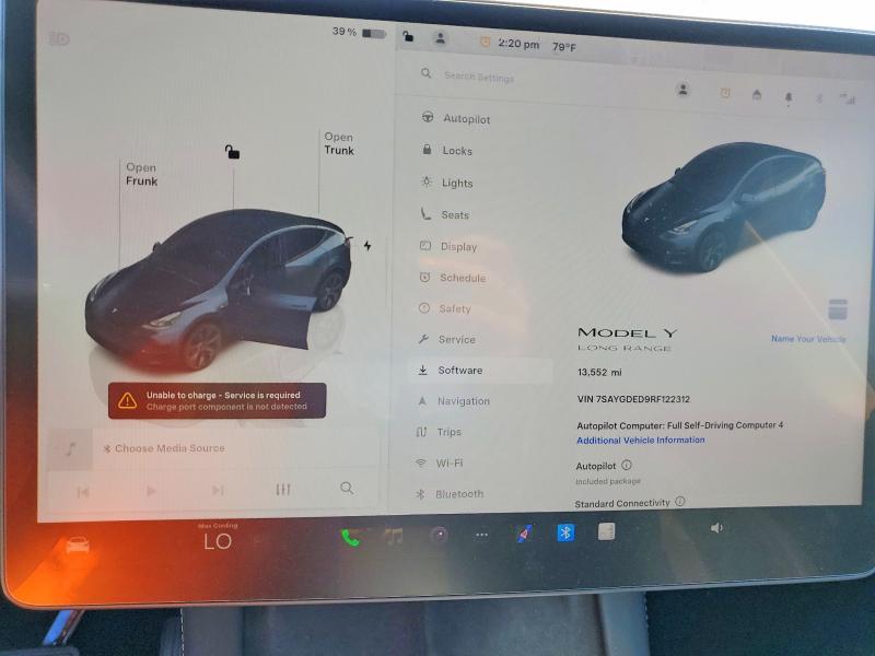 47982236 :رقم المزاد ، 7SAYGDED9RF122312 vin ، 2024 Tesla Model Y مزاد بيع