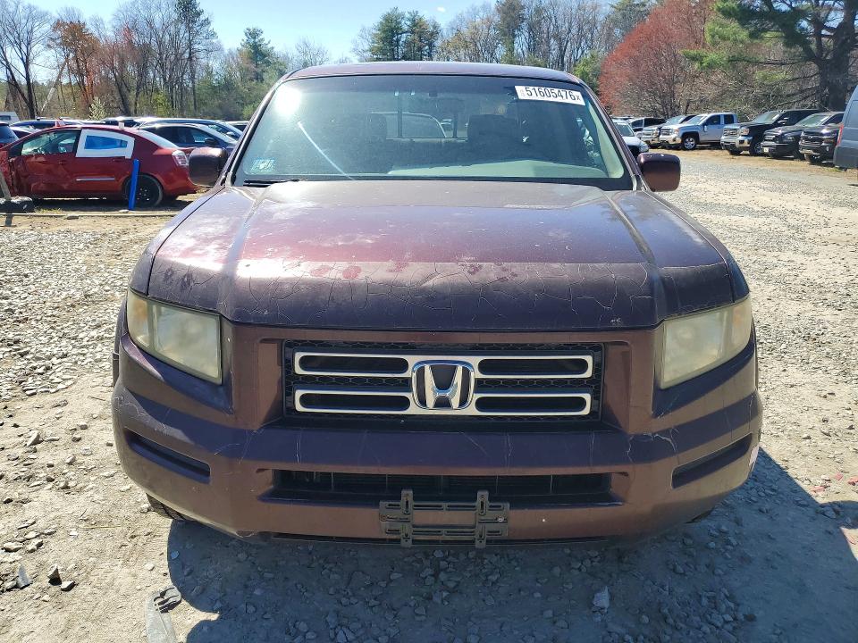 51605476 :رقم المزاد ، 2HJYK16547H544668 vin ، 2007 Honda Ridgeline مزاد بيع