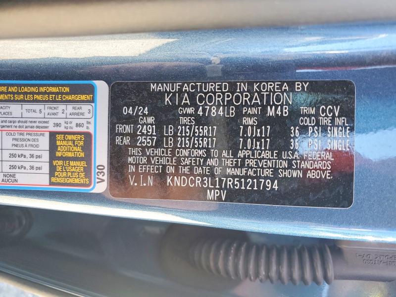 Продаж на аукціоні авто 2024 Kia Niro Ev, vin: KNDCR3L17R5121794, номер лоту: 49070556