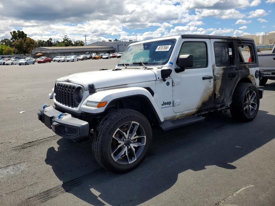 Продажа на аукционе авто 2024 Jeep Wrangler, vin: 1C4RJXN61RW155404, номер лота: 49767666