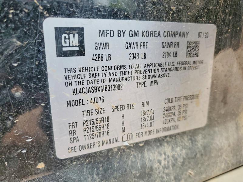 Продажа на аукционе авто 2021 Buick Encore, vin: KL4CJASBXMB313902, номер лота: 50775416