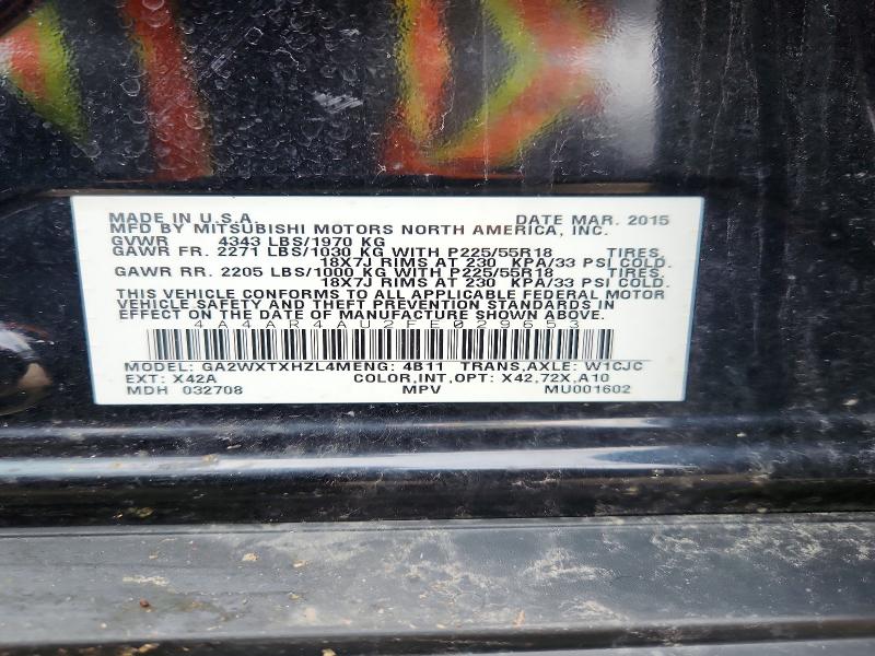 Продаж на аукціоні авто 2015 Mitsubishi Outlander Sport, vin: 4A4AR4AU2FE029653, номер лоту: 48691186